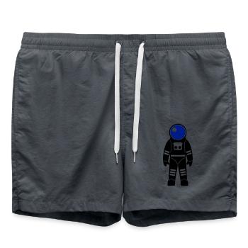 Astronaut - Badeshorts - Anthrazit - Vorne - AI Model Male 185 light (185cm)