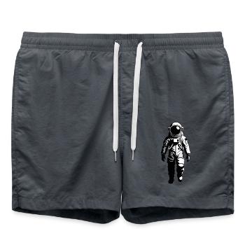 Astronaut - Profession Design Sticker - Swim Trunks - anthracite - Front - AI Model Male 185 light (185cm)