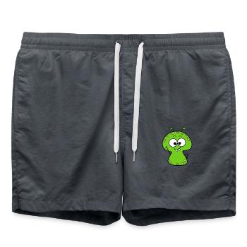 Monstre - Short de bain - charbon - Devant - AI Model Male 185 light (185cm)