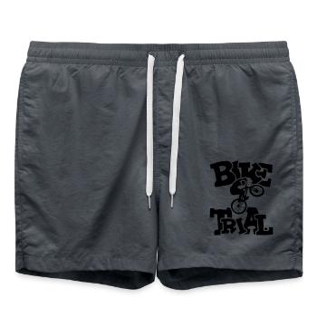 Balance und Kontrolle Bike Trial - Badeshorts - Anthrazit - Vorne - AI Model Male 185 light (185cm)