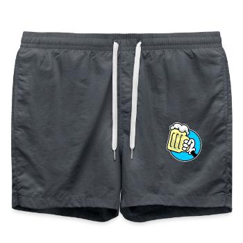 Alcool et bière Cheers - Short de bain - charbon - Devant - AI Model Male 185 light (185cm)