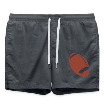 American football - Swim Trunks - anthracite - Front - AI Model Male 185 light (185cm)