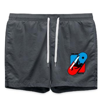 Nehmen Sie Ihre Medizin - Pille - Fußball - Badeshorts - Anthrazit - Vorne - AI Model Male 185 light (185cm)