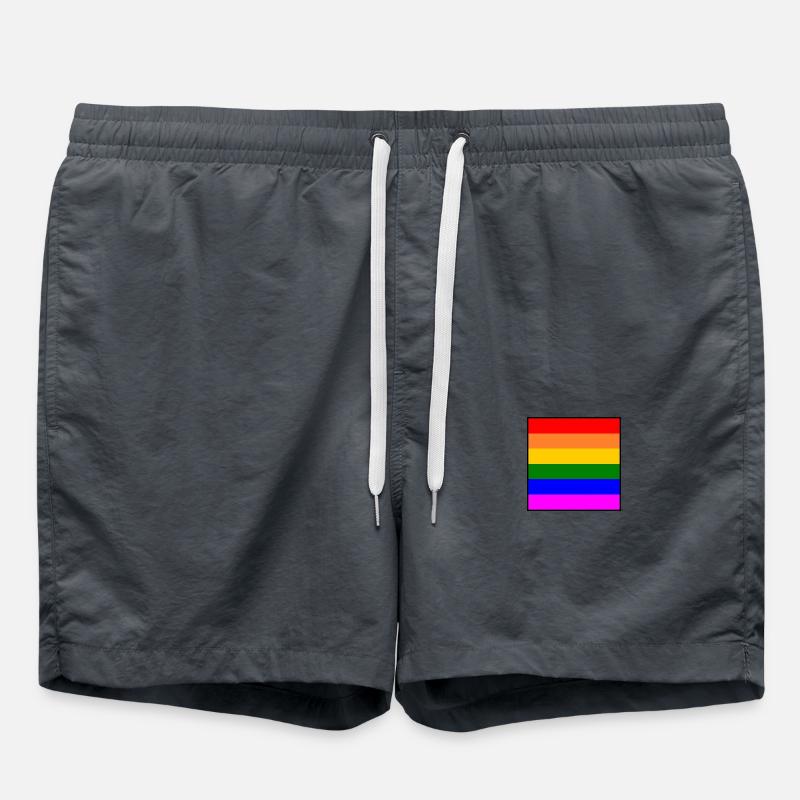 Rainbow - Swim Trunks - anthracite