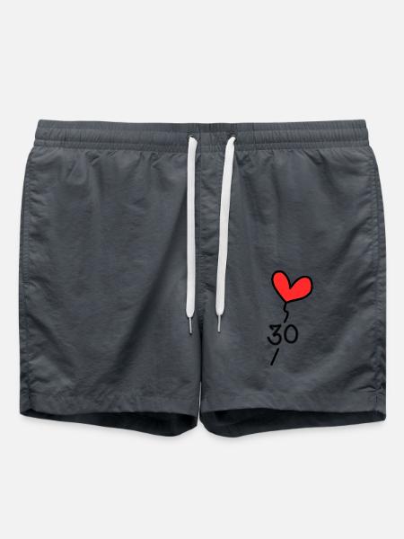 30 ANS. 30e ANNIVERSAIRE. ANNIVERSAIRE 30 ANS. 30 - Short de bain - charbon