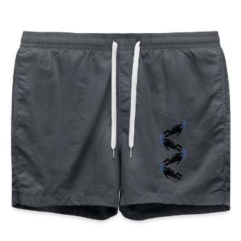Diving Divers - Swim Trunks - anthracite - Front - AI Model Male 185 light (185cm)