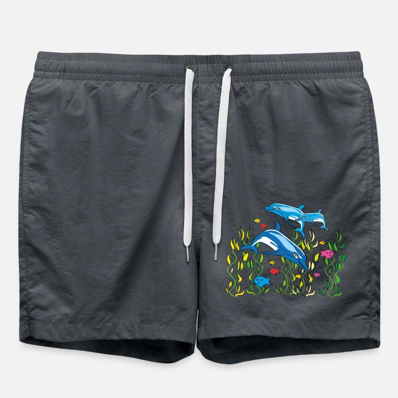 delfine - Swim Trunks - anthracite