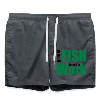 fishing - Swim Trunks - anthracite - Front - AI Model Male 185 light (185cm)