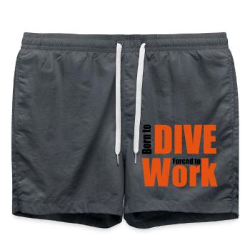diving - Swim Trunks - anthracite - Front - AI Model Male 185 light (185cm)
