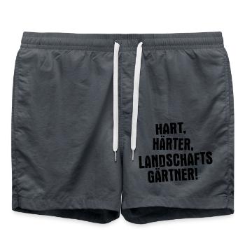 jardinier paysagiste - Short de bain - charbon - Devant - AI Model Male 185 light (185cm)