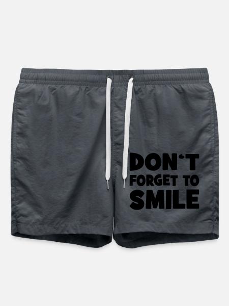 smile - Swim Trunks - anthracite