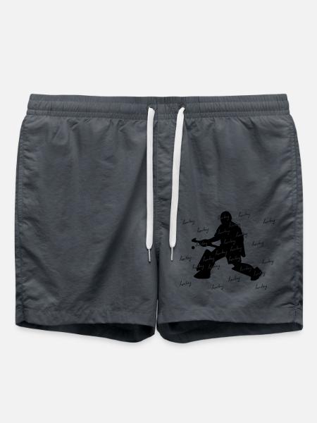 Hockey Goalie - Badeshorts - Anthrazit