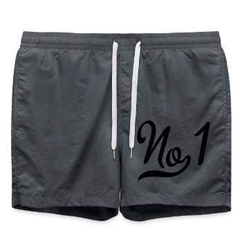 Numéro un - Short de bain - charbon - Devant - AI Model Male 185 light (185cm)