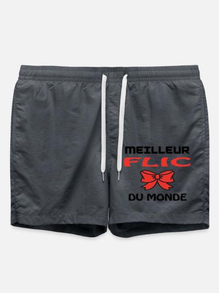 BESTER COP DER WELT - Badeshorts - Anthrazit