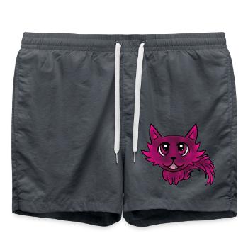 Chaton - Short de bain - charbon - Devant - AI Model Male 185 light (185cm)