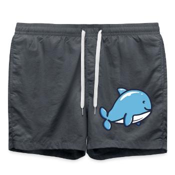 Baby Whale - Swim Trunks - anthracite - Front - AI Model Male 185 light (185cm)