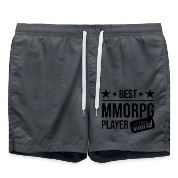 MMORPG Player Gifts - Swim Trunks - anthracite - Front - AI Model Male 185 light (185cm)
