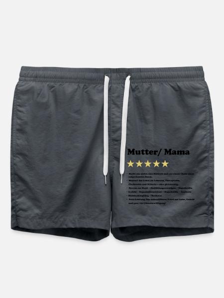 Mutter 5 Sterne Bewertung - Badeshorts - Anthrazit