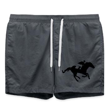 Rennen - Badeshorts - Anthrazit - Vorne - AI Model Male 185 light (185cm)