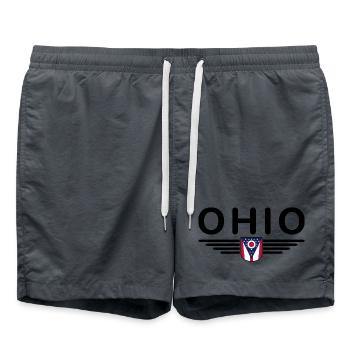 T-shirt de supporter de l'Ohio – Un incontournable pour les fans - Short de bain - charbon - Devant - AI Model Male 185 light (185cm)