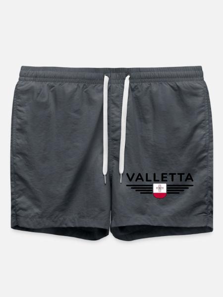 Valletta T-Shirt – Malta Fans Design - Swim Trunks - anthracite