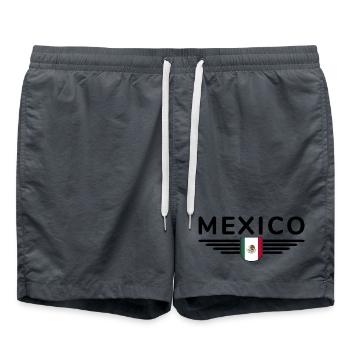 Mexico T-Shirt Design Culture & Tradition - Swim Trunks - anthracite - Front - AI Model Male 185 light (185cm)