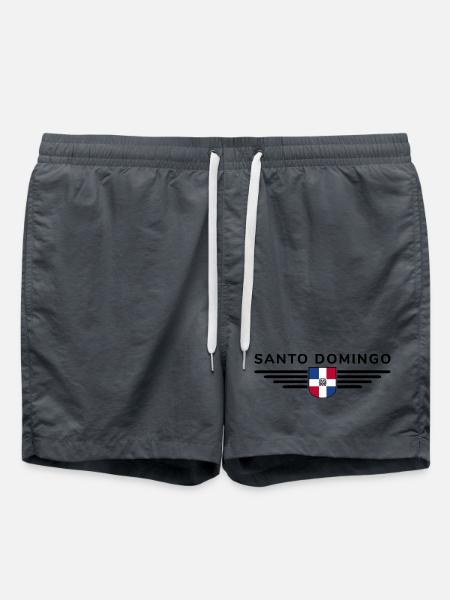 Santo Domingo T-Shirt Design - Swim Trunks - anthracite
