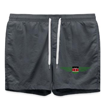 Nairobi Design für Kenia-Liebhaber - Badeshorts - Anthrazit - Vorne - AI Model Male 185 light (185cm)