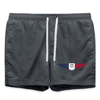 Iowa Fan T-Shirt – Your State! - Swim Trunks - anthracite - Front - AI Model Male 185 light (185cm)