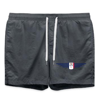 Iowa Fan T-Shirt – Your State! - Swim Trunks - anthracite - Front - AI Model Male 185 light (185cm)