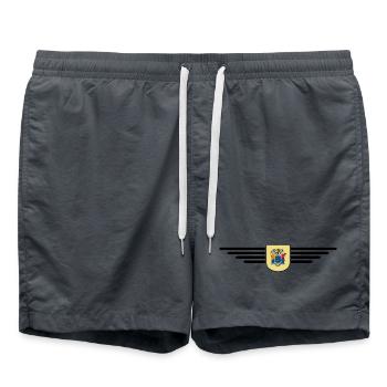 T-shirt de fan du New Jersey – Parfait pour les fans ! - Short de bain - charbon - Devant - AI Model Male 185 light (185cm)