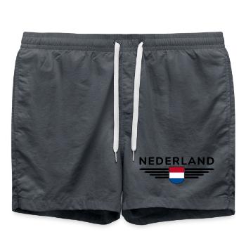 Pays-Bas Fan Outfit Design T-Shirt - Short de bain - charbon - Devant - AI Model Male 185 light (185cm)