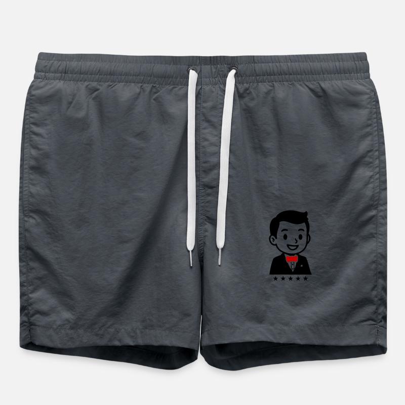 Bridegroom - Swim Trunks - anthracite