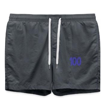 100. 100 ANS. 100e ANNIVERSAIRE. ANNIVERSAIRE 100 - Short de bain - charbon - Devant - AI Model Male 185 light (185cm)