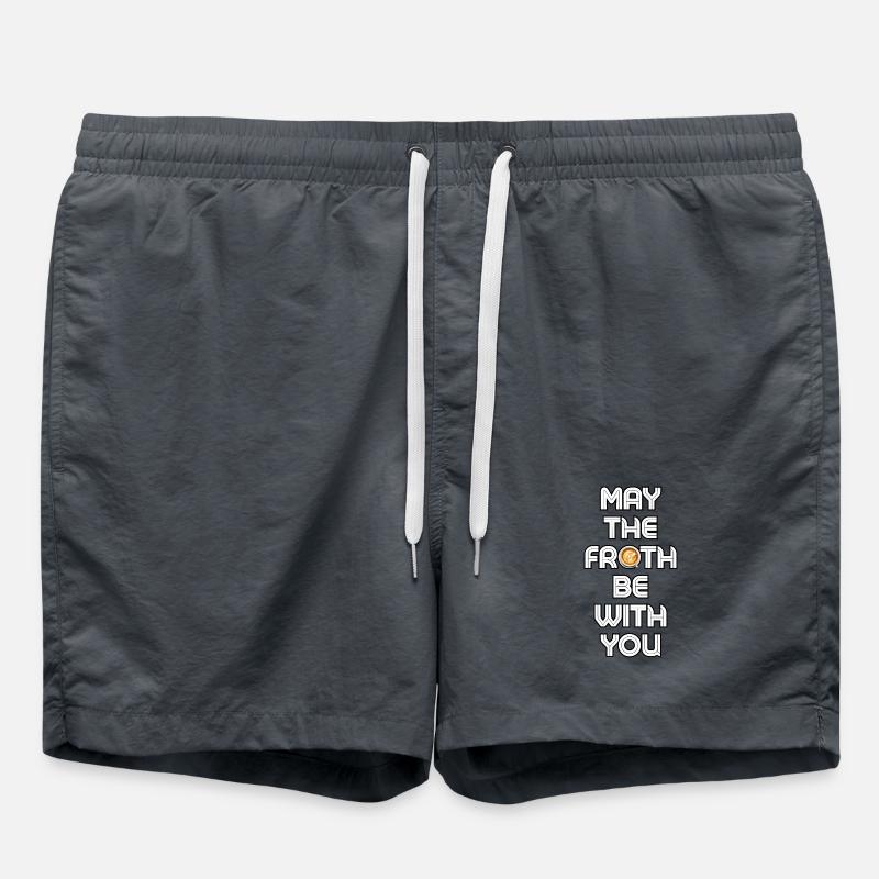 Que l’écume t’accompagne - Short de bain - charbon