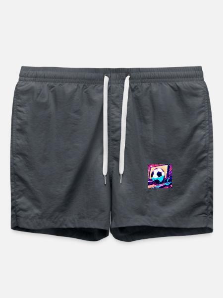 SpaceFootball - Badeshorts - Anthrazit