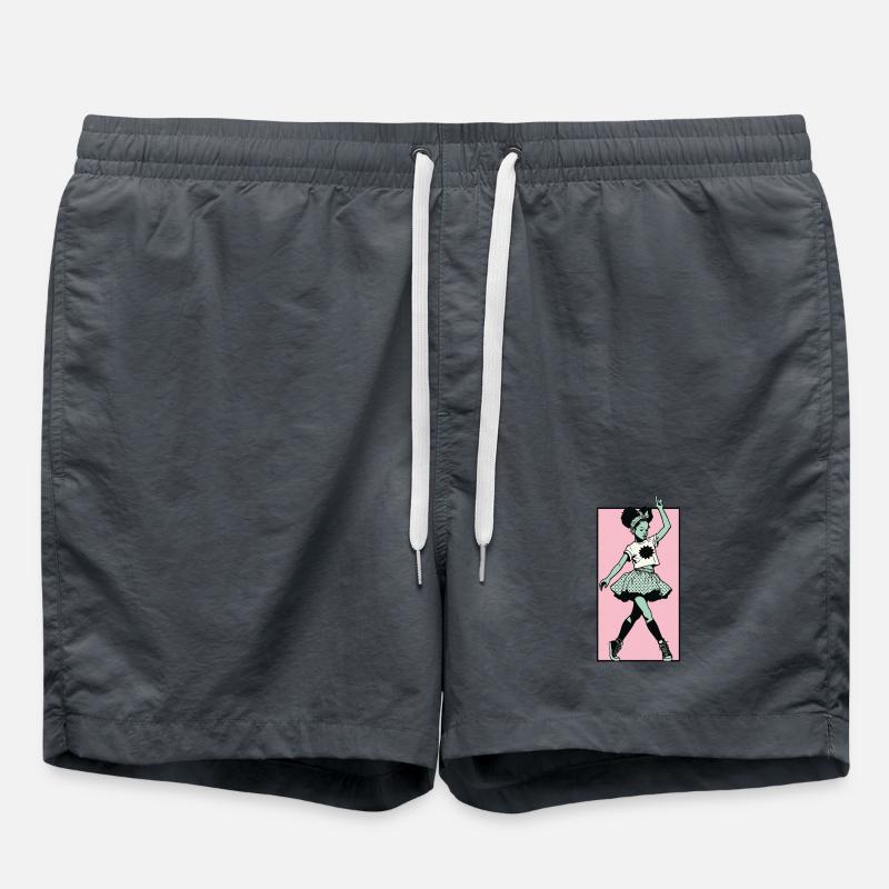 Female dancer #7 - Swim Trunks - anthracite