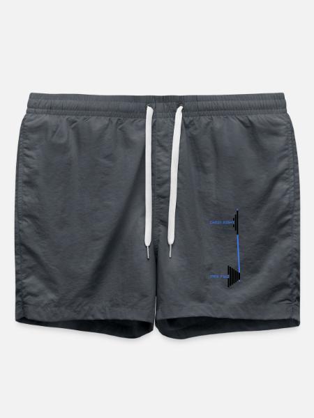 Kette rechts - Badeshorts - Anthrazit