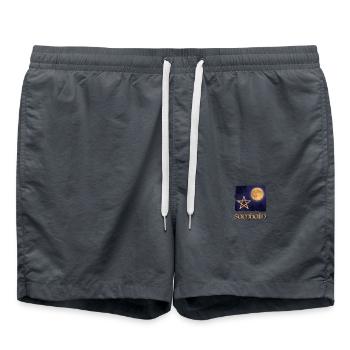 samhain 1 - Short de bain - charbon - Devant - AI Model Male 185 light (185cm)
