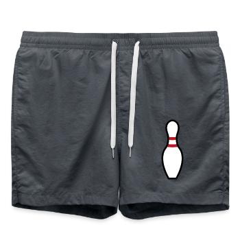 Bowling Pin - Swim Trunks - anthracite - Front - AI Model Male 185 light (185cm)