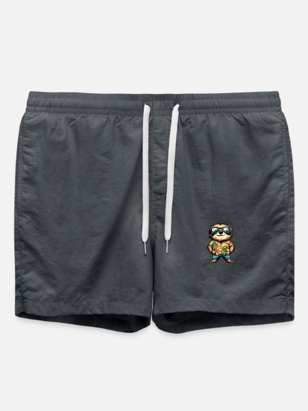 Faultier Cool Sommer - Badeshorts - Anthrazit