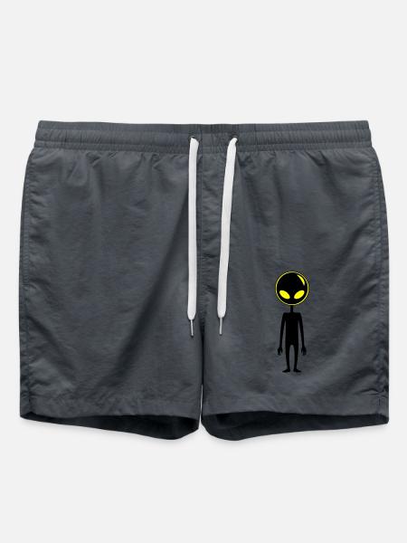 Alien Außerirdischer - Swim Trunks - anthracite