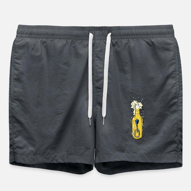 Beer time - Swim Trunks - anthracite