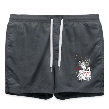 Aries - Short de bain - charbon - Devant - AI Model Male 185 light (185cm)