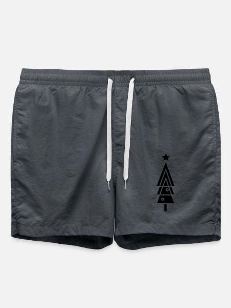 Simple Christmas tree c1 - Swim Trunks - anthracite