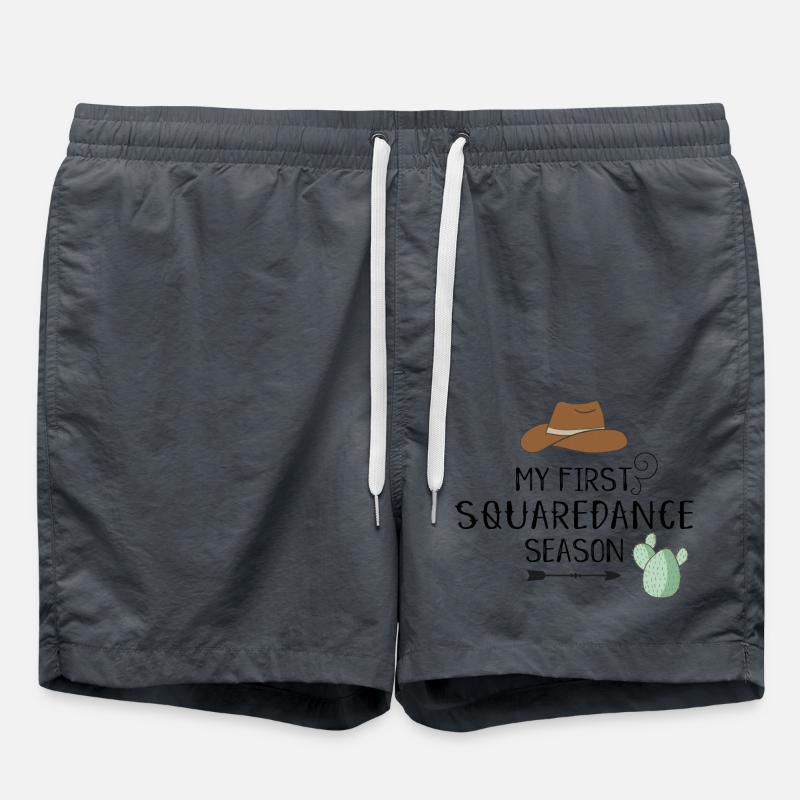 Square Dance - Swim Trunks - anthracite