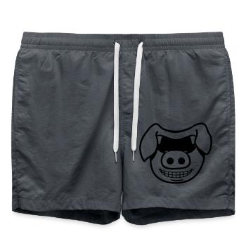 Porc frais - Short de bain - charbon - Devant - AI Model Male 185 light (185cm)