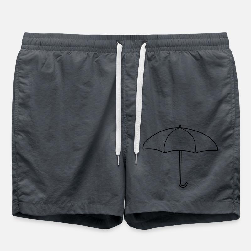 Design Red Umbrella - Swim Trunks - anthracite
