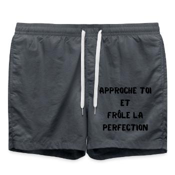 APPROCHE TOI ET FRÔLE LA PERFECTION - Short de bain - charbon - Devant - AI Model Male 185 light (185cm)