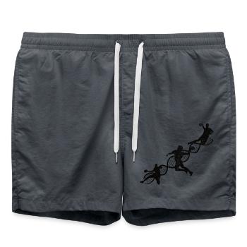Handballverein Handball Handballspieler Handballer - Badeshorts - Anthrazit - Vorne - AI Model Male 185 light (185cm)